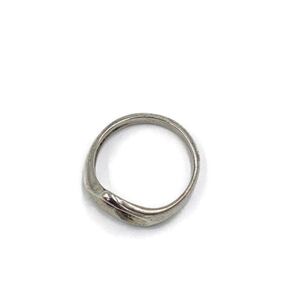 Authentic Tiffany & Co 925 Silver Open Heart Ring - Picture 8 of 11